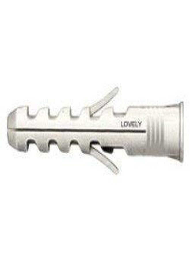 لافلي غلاف نايلون جميل / سدادة حائط (8 × 50 مم، أبيض، 100 قطعة) - Image 2